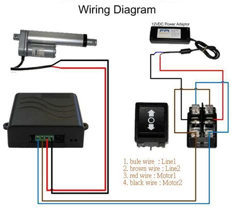 wiring diagrams for linear actuators with remotes 